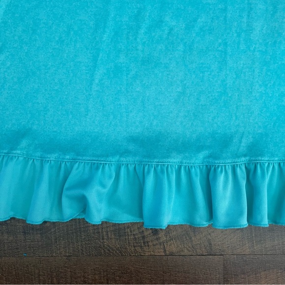 L.O.L surprise! Girls silky nightgown Sz 10 aqua multicolored - Picture 4 of 5